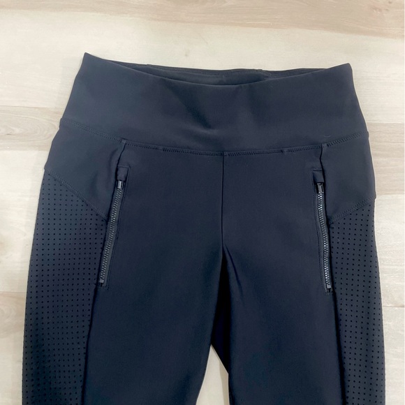 Athleta Stellar Crop Pant Black Women's XS #405525 Legging Pockets - Picture 15 of 16